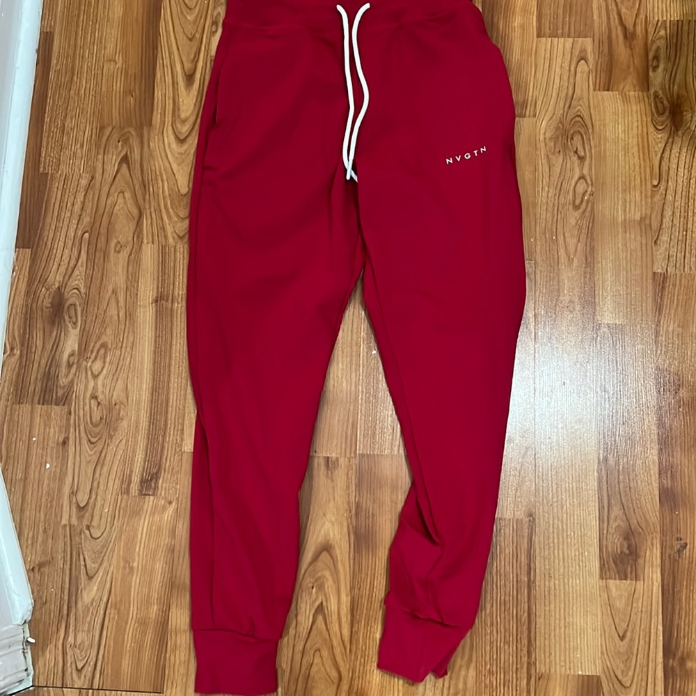 NVGTN red joggers. Worn maybe 2 times. Great condition
